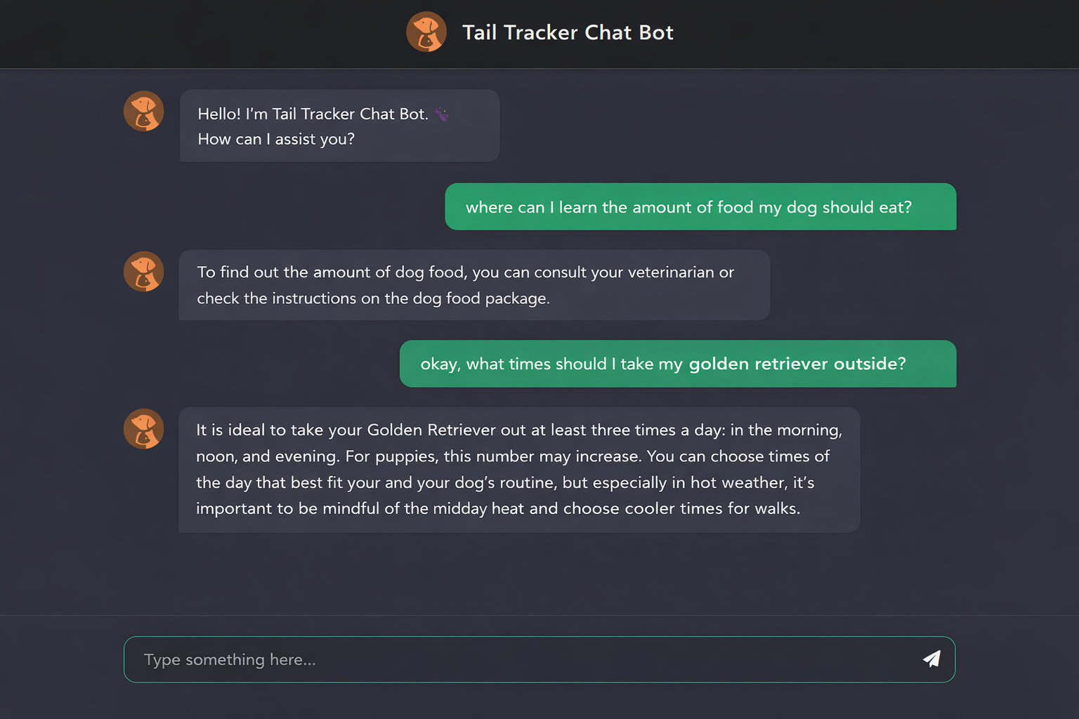 AI Chatbot Assistant Interface
